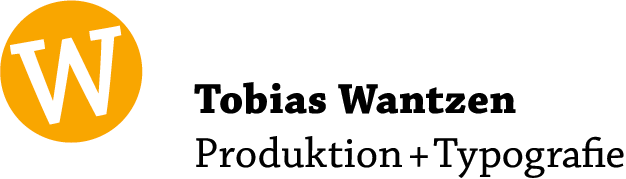 Logo Tobias Wantzen - Produktion + Typografie